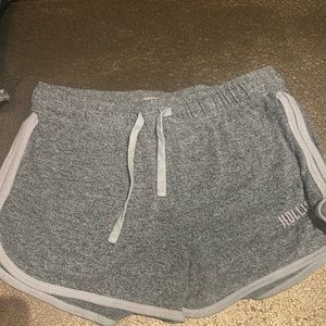 Women’s gray Hollister - juniors - sz Small soft shorts with drawstring waist.